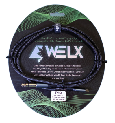 WELX USB R10 cable USB-C a jack 1.5m