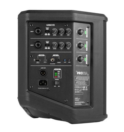 Vonyx PRO X1A altavoz portátil con batería Bluetooth