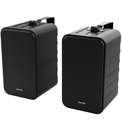 Audibax PR-42 Black altavoces con soportes pared