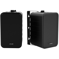 Audibax PR-42 Black altavoces con soportes pared