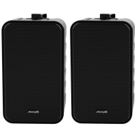 Audibax PR-42 Black altavoces con soportes pared