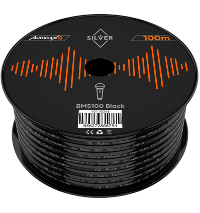 Audibax BSM100 cable micrófono 100m bobina profesional