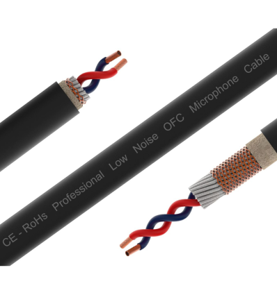 Audibax BSM100 cable micrófono 100m bobina profesional