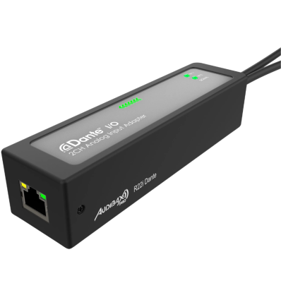 Audibax Pro R22I Dante adaptador entrada audio