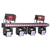 BeamZ Showbar Go Ultra luces DJ todo en uno