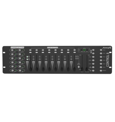 Audibax Control 8 mesa DMX de 192 canales para DJ