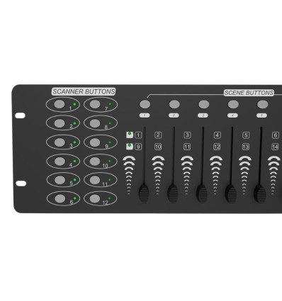 Audibax Control 8 mesa DMX de 192 canales para DJ