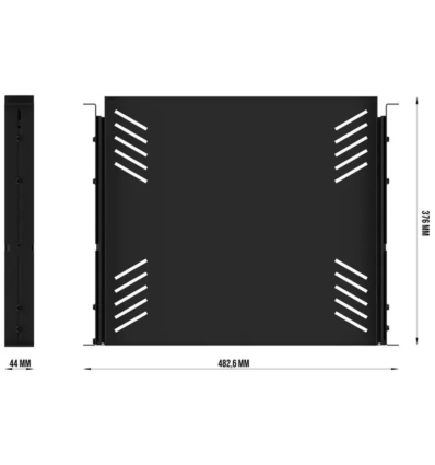 Audibax Rack Shelf EXT 1U balda extraíble rack