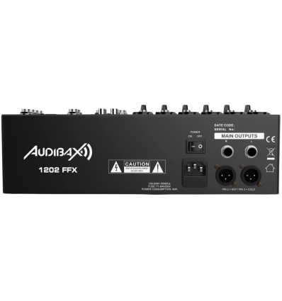 Audibax 1202 FFX mesa de mezclas 12 canales USB