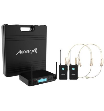 Audibax AWM 203 micrófono diadema inalámbrico UHF