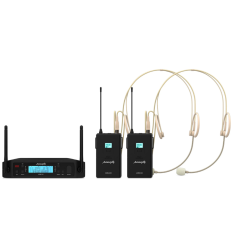 Audibax AWM 203 micrófono diadema inalámbrico UHF