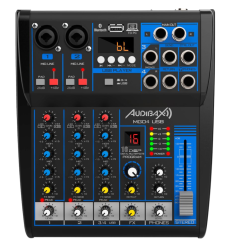 Audibax MG04 USB mesa mezclas 4 canales Bluetooth