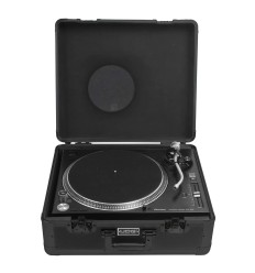 UDG U93016BL - Flight Case Negro para Giradiscos Multi-Formato