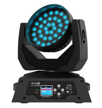 Audibax Iowa 360 Zoom cabeza móvil LED RGBW 10W
