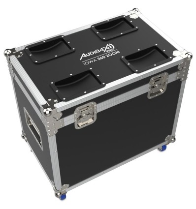 Audibax Iowa 360 Zoom kit 2 cabezas + flightcase