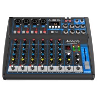 Audibax MG08 USB mesa mezclas Bluetooth y efectos