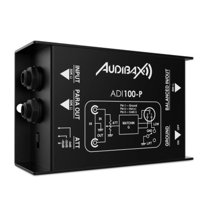 Audibax ADI-100P caja de inyección pasiva DI Box