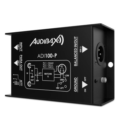 Audibax ADI-100P caja de inyección pasiva DI Box