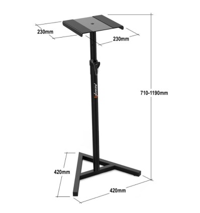 Audibax NEO SM5 soporte monitor estudio suelo