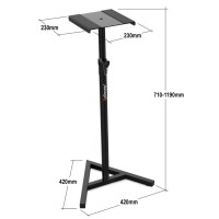 Audibax NEO SM5 soporte monitor estudio suelo