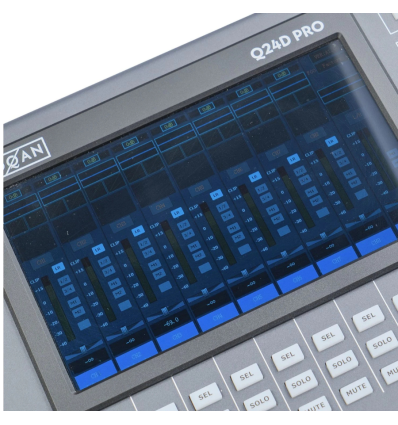 OQAN Q24D PRO mesa de mezclas digital de 24 canales