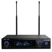Audibax Sidney 1250 A micrófono doble UHF con maleta