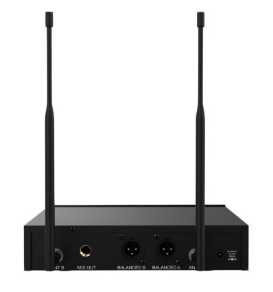 Audibax Sidney 1250 A micrófono doble UHF con maleta