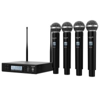 Audibax AWM 401 micrófono inalámbrico 4 canales UHF
