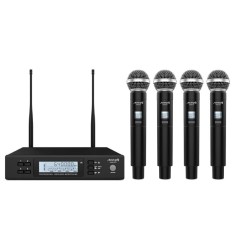 Audibax AWM 401 micrófono inalámbrico 4 canales UHF