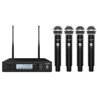Audibax AWM 401 micrófono inalámbrico 4 canales UHF