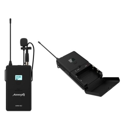 Audibax AWM 402 micrófono lavalier 4 canales UHF
