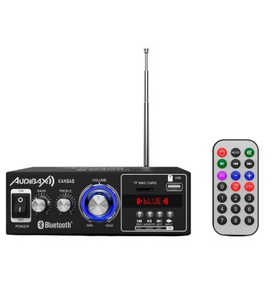 Audibax Kansas amplificador HiFi Bluetooth 2x40W