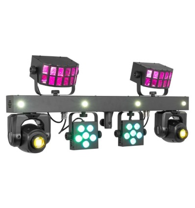 beamZ Showbar GO Glow con moving heads y derby
