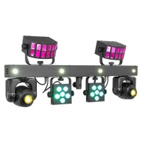 beamZ Showbar GO Glow con moving heads y derby