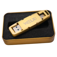 WELX ULTRAFAST 1TB USB3.2 para DJs | Dual C&A | 500MB/s