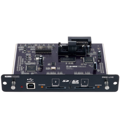Klark Teknik DN32-LIVE tarjeta SD/USB para X32