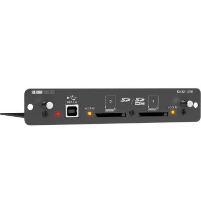 Klark Teknik DN32-LIVE tarjeta SD/USB para X32