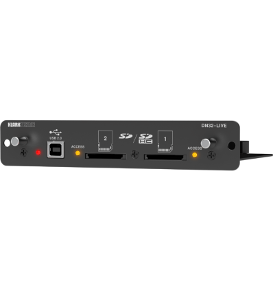Klark Teknik DN32-LIVE tarjeta SD/USB para X32