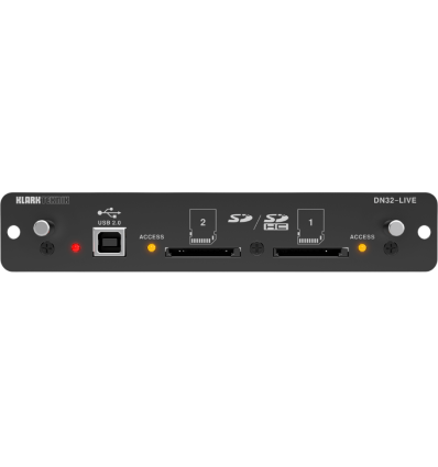 Klark Teknik DN32-LIVE tarjeta SD/USB para X32