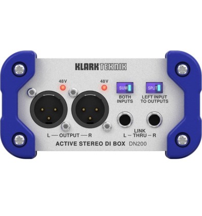 Klark Teknik DN200 V2 caja DI activa estéreo