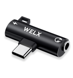 WELX C2 USB C 100W con audio jack 3.5 mm