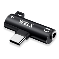 WELX C2 USB C 100W con audio jack 3.5 mm