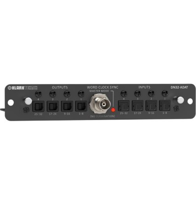 Klark Teknik DN32-ADAT para X32 y M32 | Tarjeta ADAT