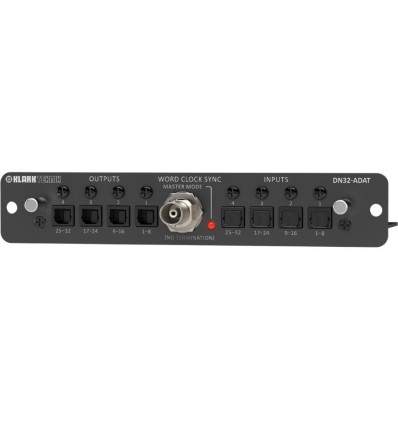 Klark Teknik DN32-ADAT para X32 y M32 | Tarjeta ADAT