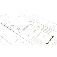 TOPDJ SKIN PIONEER DJ XDJ RX2 / RX WHITE