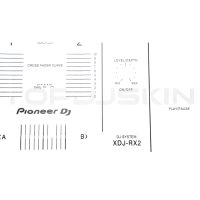 TOPDJ SKIN PIONEER DJ XDJ RX2 / RX WHITE