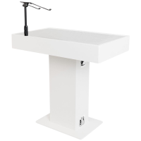 Magma Groove Terminal Generic White DJ Booth