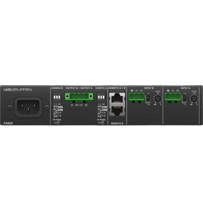Lab Gruppen FA602 amplificador instalación 2 x 60 W