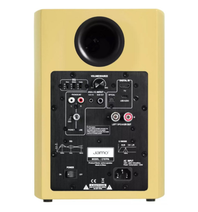 Jamo C707PA MKII Yellow High Gloss Pareja Activa
