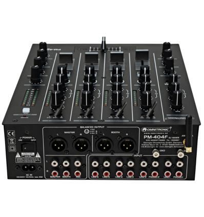 OMNITRONIC PM-404F | Mesa DJ 4 canales Bluetooth
